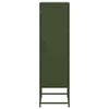 vidaXL Highboard Olivgr&uuml;n 36x39x123 cm Stahl