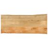 vidaXL Tischplatte mit Baumkante 140x60x3,8 cm Massivholz Mango