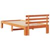 vidaXL Bettrahmen Wachsbraun 100 x 200 cm Massives Kiefernholz