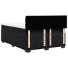 vidaXL Boxspringbett mit Matratze Schwarz 140x190 cm Samt