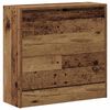vidaXL Schuhschrank 60 x 21 x 57 cm Holzwerkstoff Altholz