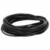 vidaXL Leder Schnur Schwarz &Oslash;2,5 mm x 10 m Leder