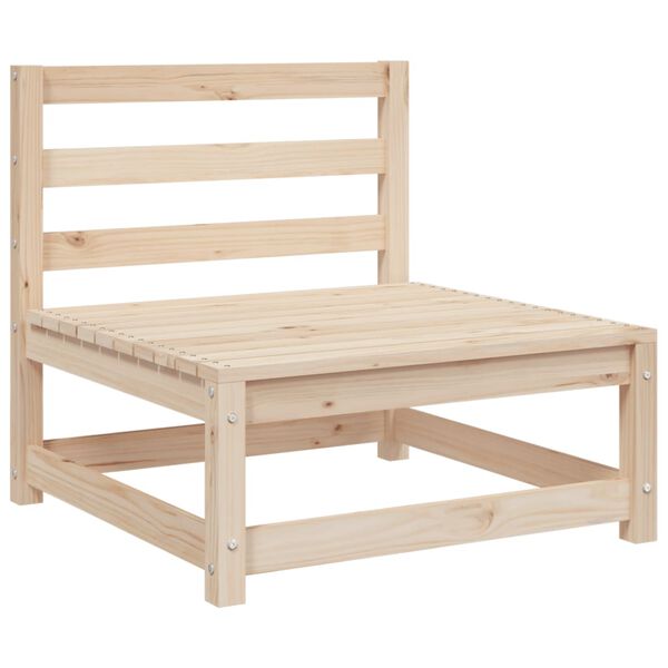 vidaXL 6-tlg. Garten-Sofagarnitur Massivholz Kiefer