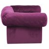 vidaXL Hundesofa mit Schublade Burgunderrot 75x50x38 cm Pl&uuml;sch
