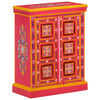 vidaXL Sideboard Massivholz Mango Rosa Handbemalt