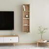 vidaXL TV-Schr&auml;nke 2 Stk. Wei&szlig; Sonoma-Eiche 30,5x30x60cm Holzwerkstoff