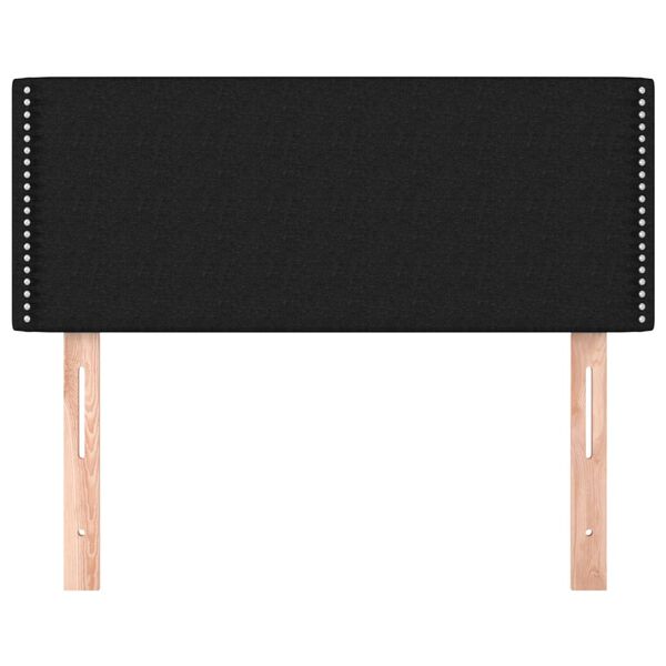 vidaXL Kopfteil Schwarz 90x5x78/88 cm Stoff
