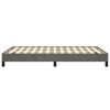 vidaXL Bettgestell ohne Matratze Dunkelgrau 120x200 cm Samt