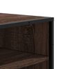 vidaXL Schuhschrank Eichen-Optik 75x38x97,5 cm Holzwerkstoff Metall