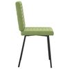vidaXL Esszimmerstühle 2 Stk. Hellgrün Samt