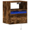 vidaXL TV-Wandschrank mit LED-Beleuchtung R&auml;uchereiche 41x31x45 cm