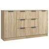 vidaXL Sideboards 2 Stk. Sonoma-Eiche 60x30x70 cm Holzwerkstoff
