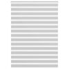 vidaXL Doppelrollo Hellgrau 165x230 cm Stoffbreite 160,9 cm Polyester