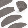 vidaXL Stufenmatten Selbstklebend 30 Stk. Grau 56x17x3 cm