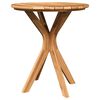 vidaXL Beistelltisch Braun 70 x 70 x 75 cm Massivholz Teak