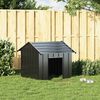 vidaXL Hundeh&uuml;tte mit Dach 85x107x81 cm Verzinkter Stahl