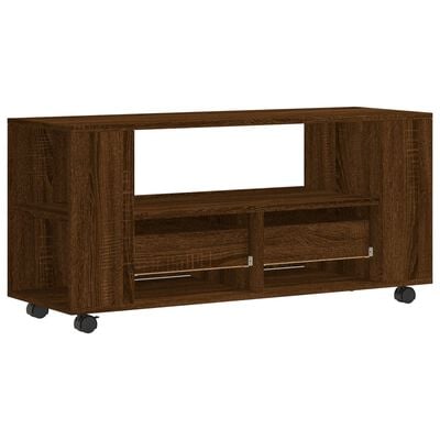 vidaXL TV-Schrank Braun Eichen-Optik 102x34,5x43 cm Holzwerkstoff