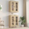 vidaXL H&auml;ngeschrank Sonoma-Eiche 69,5x34x90 cm