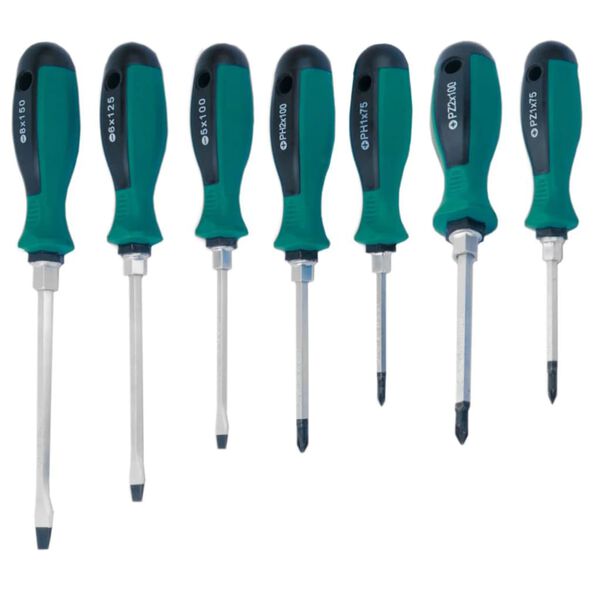 Br&uuml;der Mannesmann 7-teiliges Schraubendreher-Set 11115