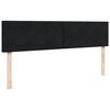 vidaXL Ottoman-Bett mit Matratze Schwarz 200x200 cm Samt