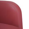 vidaXL Zweisitzer-Sofa Weinrot 110 cm Kunstleder