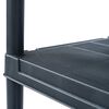 vidaXL Lagerregale 5 Stk. Schwarz 60 x 30 x 138 cm Kunststoff