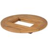 vidaXL Bierkastentisch Teak 70 cm