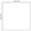 vidaXL Kunstfell Hasen Teppich Olite Beige 160 x 160 cm Polyester