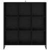 vidaXL B&uuml;cherregal Schwarz Eichen-Optik 99,5 x 30 x 108,5 cm