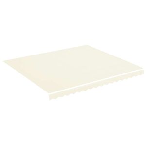 vidaXL Ersatzstoff f&uuml;r Markise Creme 380x345 cm Polyester