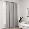 vidaXL Verdunkelungsvorhang mit Haken Leinenoptik Grau 290x245 cm