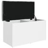 vidaXL Aufbewahrungsbank Wei&szlig; 82 x 42 x 45 cm Holzwerkstoff