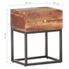 vidaXL Nachttisch 40x30x50 cm Raues Akazienholz