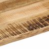 vidaXL Tischplatte mit Baumkante 120x40x2,5 cm Raues Mango Massivholz