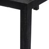 vidaXL Esstisch Schwarz 140 x 80 x 76 cm Mango-Massivholz