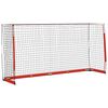 vidaXL Fu&szlig;balltor 366,5x91x183 cm Stahl