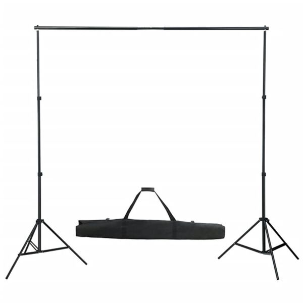 vidaXL Fotostudio-Set mit Lampen, Schirmen, Hintergrund & Reflektor