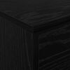 vidaXL Magazinregal mit Regal Schwarz Eichen-Optik 70 x 41 x 156 cm