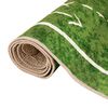 vidaXL Kinderteppich Gr&uuml;n 160x230 cm Fu&szlig;ballfeld Waschbar