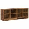 vidaXL Bettschrank 2 pcs Altholz 66 x 33 x 48 cm Holzwerkstoff
