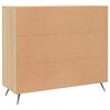 vidaXL Sideboard Sonoma-Eiche 90x34x80 cm Holzwerkstoff