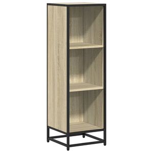 vidaXL B&uuml;cherregal Sonoma-Eiche 33,5x33x107,5 cm Holzwerkstoff