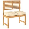 vidaXL Kissen 2 pcs Beige 40 x 40 x 8 cm Oxford-Stoff