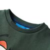 Kinder-Sweatshirt Dunkelgr&uuml;n 92