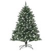 vidaXL Künstlicher Weihnachtsbaum mit 150 LEDs mit Ständer Grün 150 cm