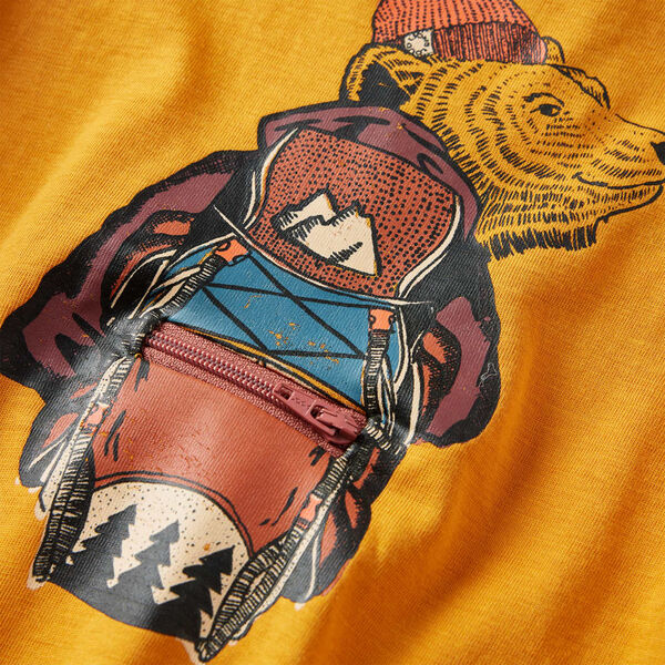 Kinder-Langarmshirt Ocker 140