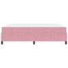 vidaXL Bettrahmen mit Matratze Rosa 200 x 200 cm Stoff