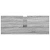 vidaXL Waschbeckenunterschrank mit Schubladen Grau Sonoma 90x34,5x60cm