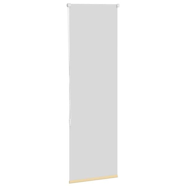 vidaXL Verdunkelungsrollo Beige 45x130cm Stoffbreite 40,7 cm Polyester