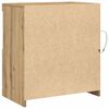 vidaXL LED-Sideboard Braun 60,5 x 37 x 67 cm Holzwerkstoff
